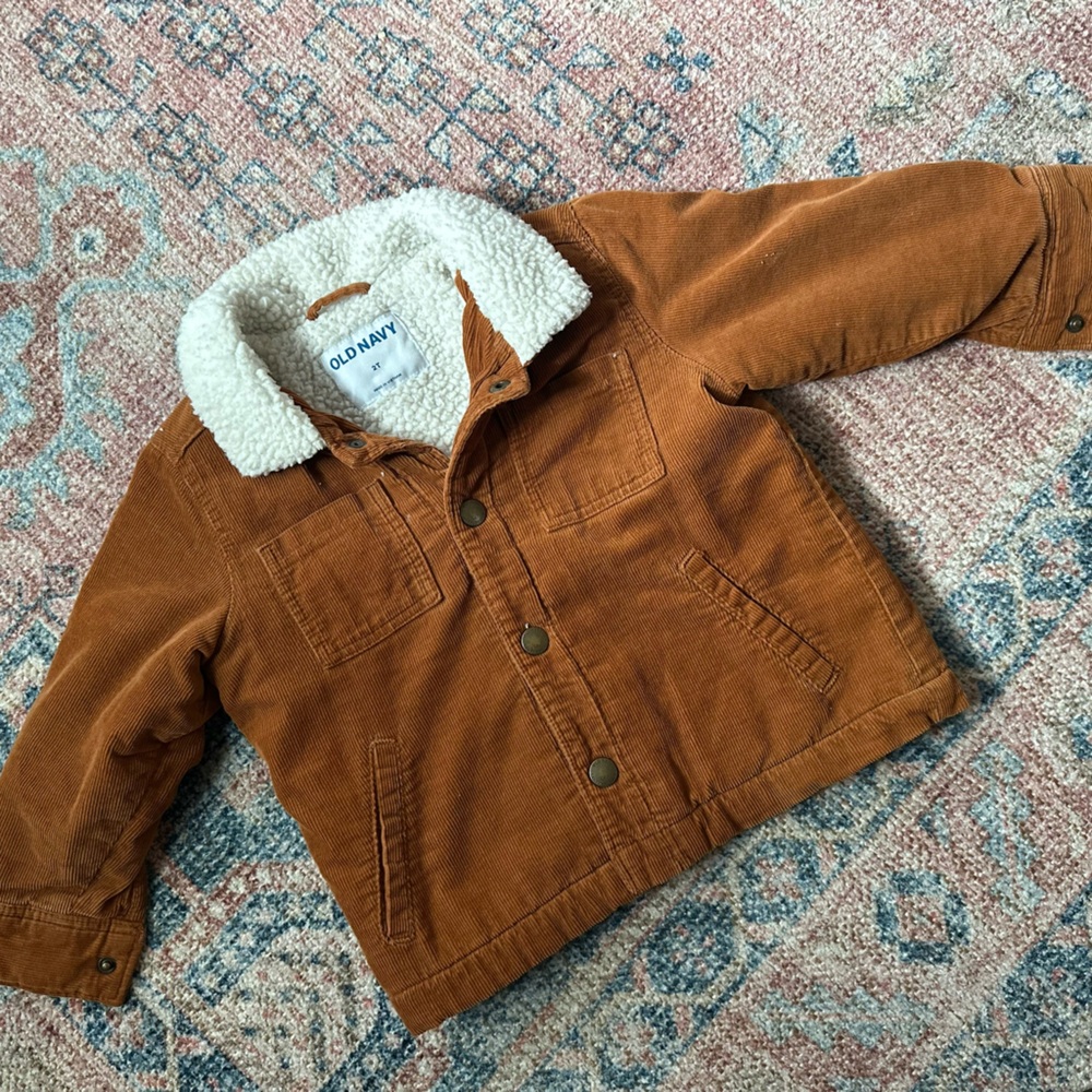 Toddler Brown Corduroy Jacket
